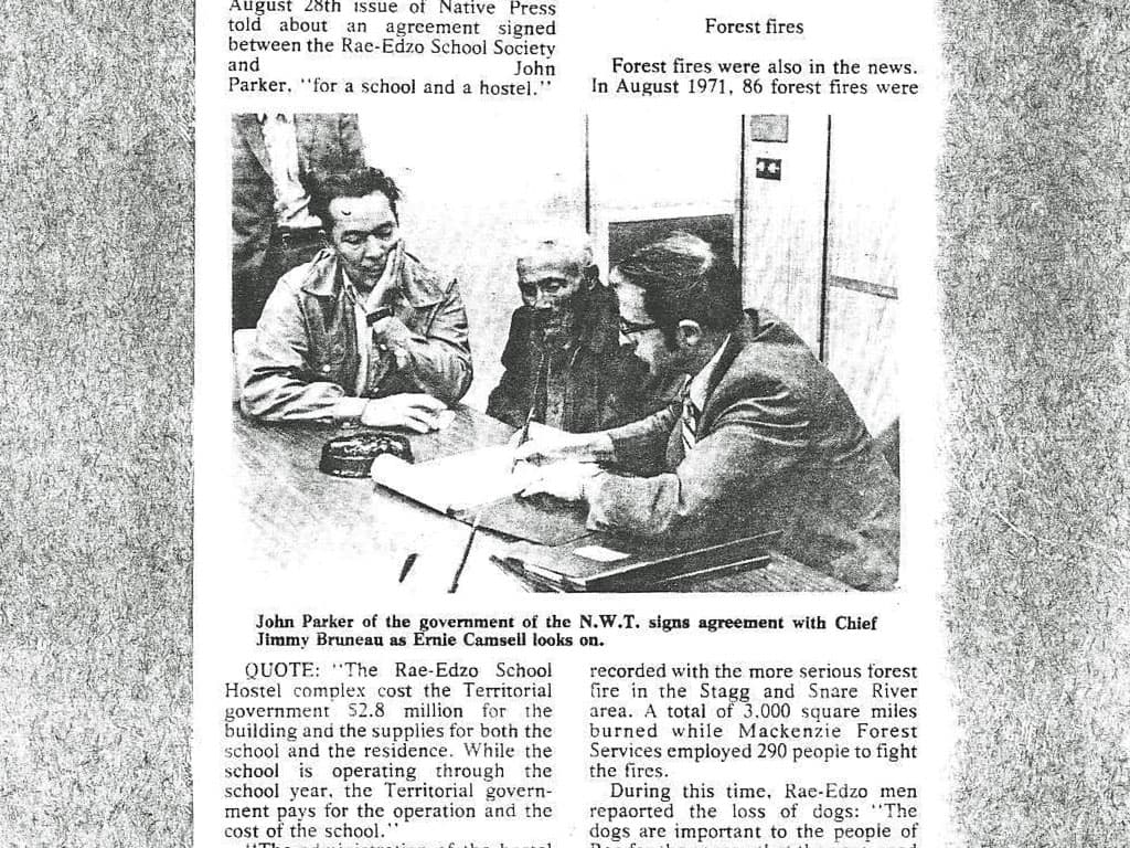 Chief Jimmy Bruneau School opens