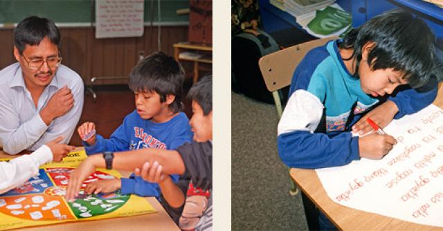 Teacher Robert Mackenzie  and Students, Rae - 1993